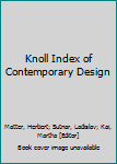 Knoll Index of Contemporary Design