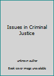 Unknown Binding Issues in Criminal Justice Book