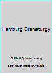Unknown Binding Hamburg Dramaturgy Book