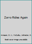 Paperback Zorro Rides Again Book