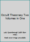 Hardcover Occult Theocrasy Two Volumes in One Book