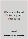Paperback Webster's Pocket Dictionary and Thesaurus Book