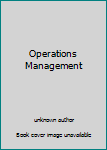 Unknown Binding Operations Management Book
