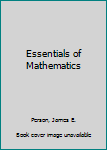 Paperback Essentials of Mathematics Book