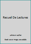 Unknown Binding Recueil De Lectures Book