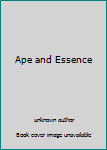 Unknown Binding Ape and Essence Book