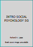 Paperback INTRO SOCIAL PSYCHOLOGY SG Book