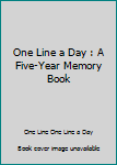 Paperback One Line a Day : A Five-Year Memory Book