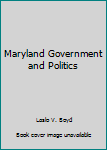 Hardcover Maryland Government and Politics Book