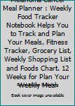 Melanoma Cancer Meal Planner : Weekly Food Tracker Notebook Helps You to Track and Plan Your Meals, Fitness Tracker, Grocery List, Weekly Shopping List and Foods Chart. 12 Weeks for Plan Your Weekly M
