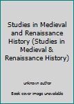Studies in Medieval and Renaissance History: Sexuality and Culture in Medieval and Renaissance Europe (Studies in Medieval & Renaissance History)