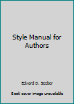 Paperback Style Manual for Authors Book