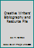 Creative Writers' Bibliography And Resource File 0884091112 Book Cover