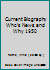 Current Biography Who's News and Why 1950 B000ND7TV2 Book Cover