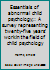 Essentials of abnormal child psychology;: A survey representing twenty-five years' work in the field of child psychology B0007E03W4 Book Cover