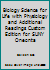 Biology Science for Life with Physiology and Additional Readings Custom Edition for SUNY Oneonta 0558766277 Book Cover
