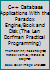 C++ Database Applications With the Paradox Engine/Book and Disk (The Len Dorfman Practical Programming) 0830643273 Book Cover