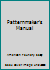 Patternmaker's Manual 0874330696 Book Cover
