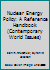 Nuclear Energy Policy: A Reference Handbook (Contemporary World Issues) 0874362385 Book Cover