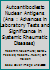 Autoantibodies to Nuclear Antigens (Ana : Advances in Laboratory Tests and Significance in Systemic Rheumatic Diseases) 0891891889 Book Cover