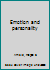 Emotion and personality B0007DPS5W Book Cover