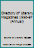 Directory of Literary Magazines 1996-97 1559211652 Book Cover