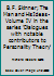 B.F. Skinner; The Man and His Ideas - Volume IV in the series 'Dialogues with notable contributors to Personality Theory' B000HX76XY Book Cover