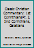 Classic Christian Commentary: 1st Corinthians Pt. 2, 2nd Corinthians, Galatians B002LGYE7Q Book Cover