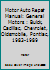 Motor Auto Repair Manual: General Motors: Buick, Cadillac, Chevrolet, Oldsmobile, Pontiac, 1983 1989 0878517073 Book Cover