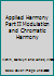 Applied Harmony Part II Modulation and Chromatic Harmony B000H55Y8G Book Cover