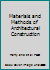 Materials and Methods of Architectural Construction B000H4O4YM Book Cover