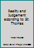 Reality and Judgement according to St. Thomas B000QHMZAU Book Cover