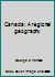 Canada: A regional geography B0007JFFMW Book Cover