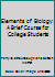 Elements of Biology: A Brief Course for College Students B003UW12IY Book Cover