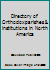 Directory of Orthodox Parishes and Institutions in North America, 1991 Edition 1879038056 Book Cover