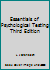 Essentials of Psychological Testing Third Edition B00DWDWVY0 Book Cover
