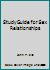Study Guide for Sex Relationships 0787256056 Book Cover
