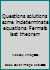 Questions Solutions Some Indeterminate Equations: Fermat's Last Theorem 149127848X Book Cover