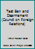 Test Ban and Disarmament: the Path of Negotiation 0060110112 Book Cover