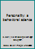 Personality: a behavioral science B001SE8D7E Book Cover