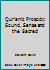 Qur'anic Prosody: Sound, Sense and the Sacred 1138093467 Book Cover