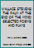 WALLACE STEVENS: THE PALM AT THE END OF THE MIND: SELECTED POEMS AND PLAYS B0010XVDC0 Book Cover