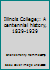 Illinois College;: A centennial history, 1829-1929 B00085LWNQ Book Cover