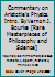 Commentary on Aristotle's Physics. Intro. By Vernon J. Bourke [Rare Masterpieces of Philosophy and Science] B00702BVWC Book Cover