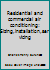 Residential and commercial air conditioning: Sizing,installation,servicing B0000CK7HV Book Cover