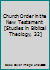 Church Order in the New Testament [Studies in Biblical Theology, 32] B001QQ36XK Book Cover