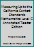 Measuring Up to the California Content Standards Mathematics Level C Annotated Teacher Edition 1413818536 Book Cover