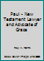 Paul - New Testament Lawyer and Advocate of Grace 0971020701 Book Cover