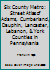 Six County Metro: Street Atlas of Adams, Cumberland, Dauphin, Lancaster, Lebanon, & York Counties in Pennsylvania (Metro Street Atlas Series) 1928955347 Book Cover