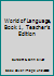 World of Language, Book 1, Teacher's Edition 0382106695 Book Cover